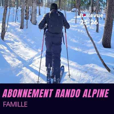 Abonnement rando alpine (Résident) - Famille