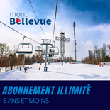 Abonnement illimité (Non-résident) - Jeune enfant (5 ans et moins)