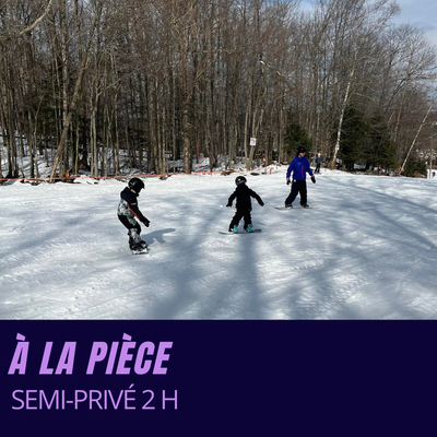 Semi-privé 2 h - 6-15 ans