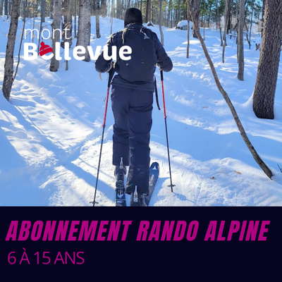 Abonnement rando alpine (Non-résident) - Enfant (6 à 15 ans)