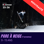 Programme 7 semaines - Parc à neige (9-15 ans)