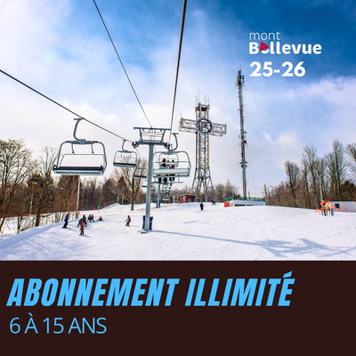 Abonnement illimité (Résident) - Enfant (6 à 15 ans)