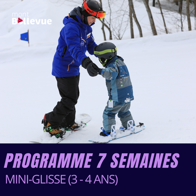 Programme mini-glisse (3-4 ans)