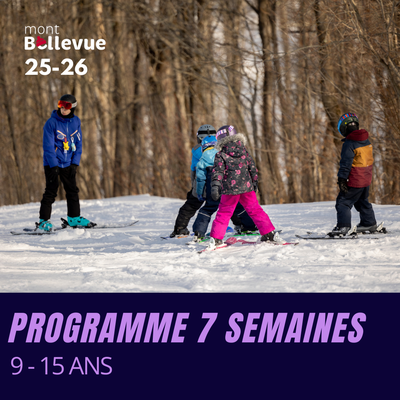 Programme 7 semaines (9-15 ans)