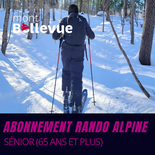 Abonnement rando alpine (Non-résident) - Sénior (65 ans et plus)