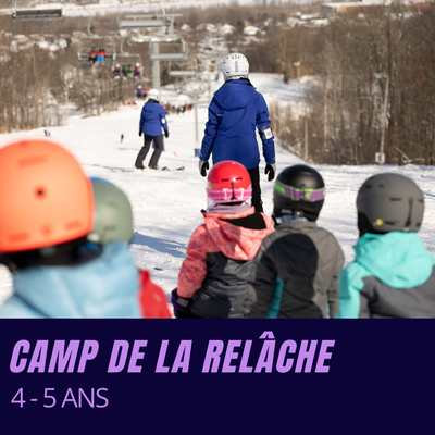 Camp de la Relâche (4-5 ans)