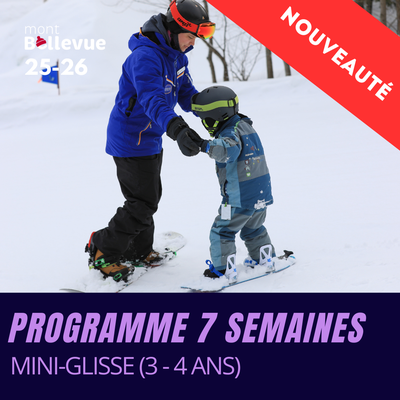 Programme mini-glisse (3-4 ans)