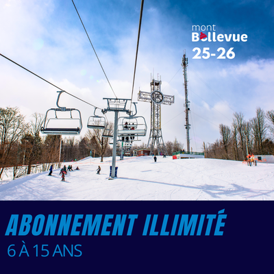 Abonnement illimité (Non-résident) - Enfant (6 à 15 ans)