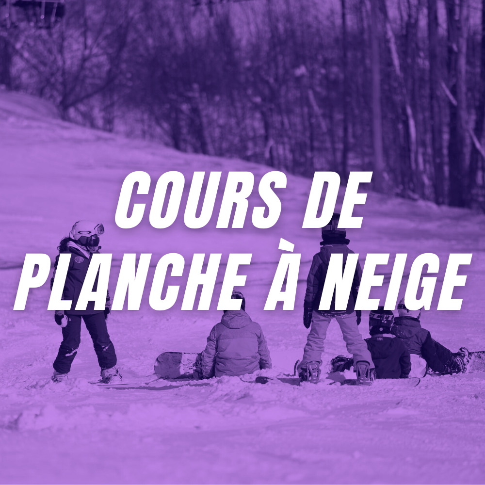 Cours de planche à neige
