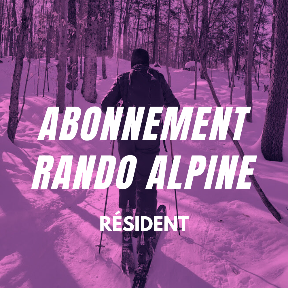 Abonnement rando alpine (Résident)