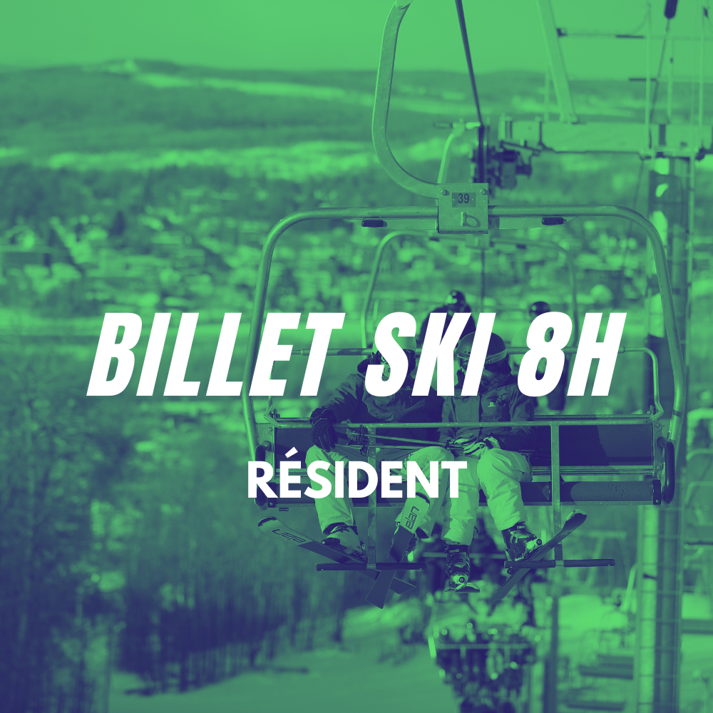 Billet ski 8 h (Résident)