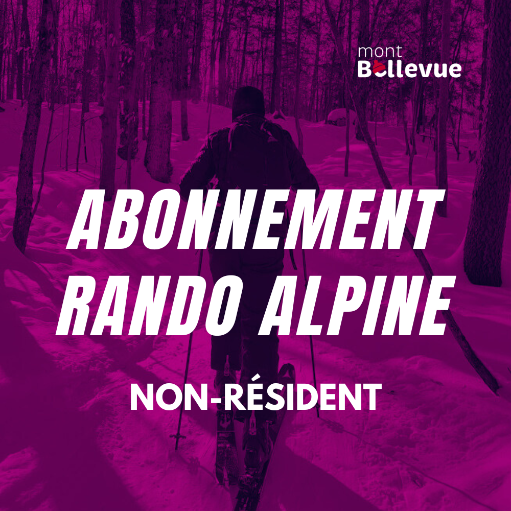 Abonnement rando alpine (Non-résident)