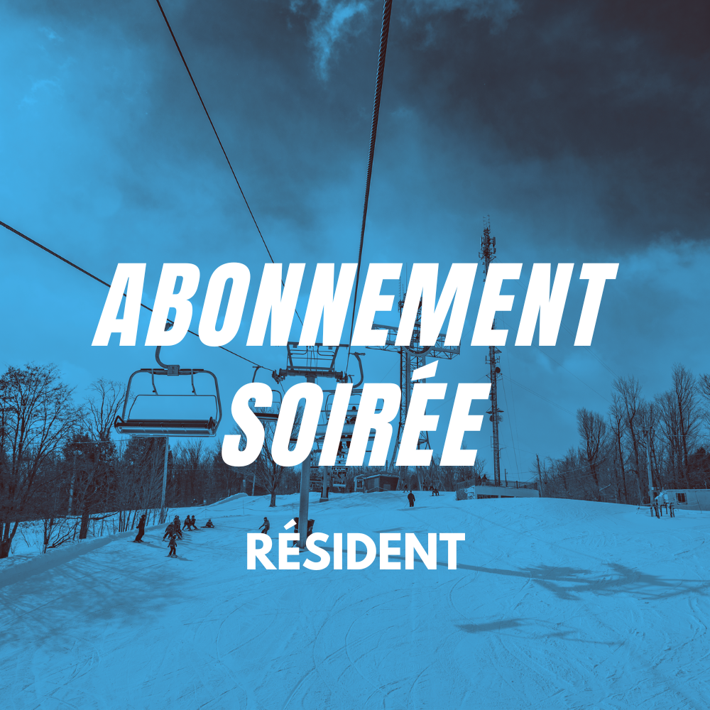 Abonnement soirée (Résident)